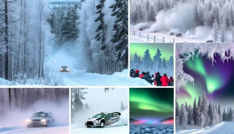 Teemu Asunmaa ja Esapekka Lappi Valmiina Arctic Lapland -rallin Kärkikamppailuun