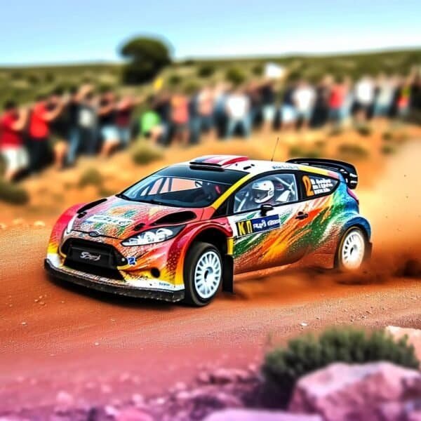 Elfyn Evansin Haaste Portugalin MM-rallissa: Aura-autona Kärkisijalla