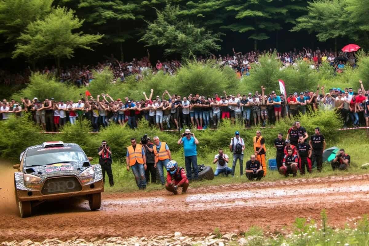 Ville Vatasen Auto Kananmunahyökkäyksen Kohteena Jyväskylän MM-rallissa