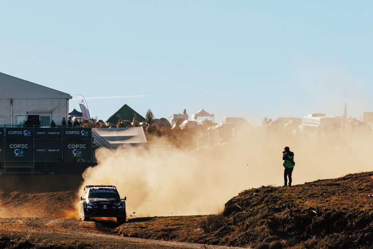 Rovanperä ajaa Chilen rallissa 2025