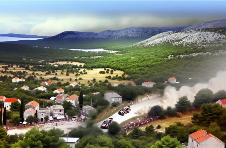 Takamoto Katsuta kohtasi lumiset haasteet Kroatian MM-rallin ennakkotesteissä