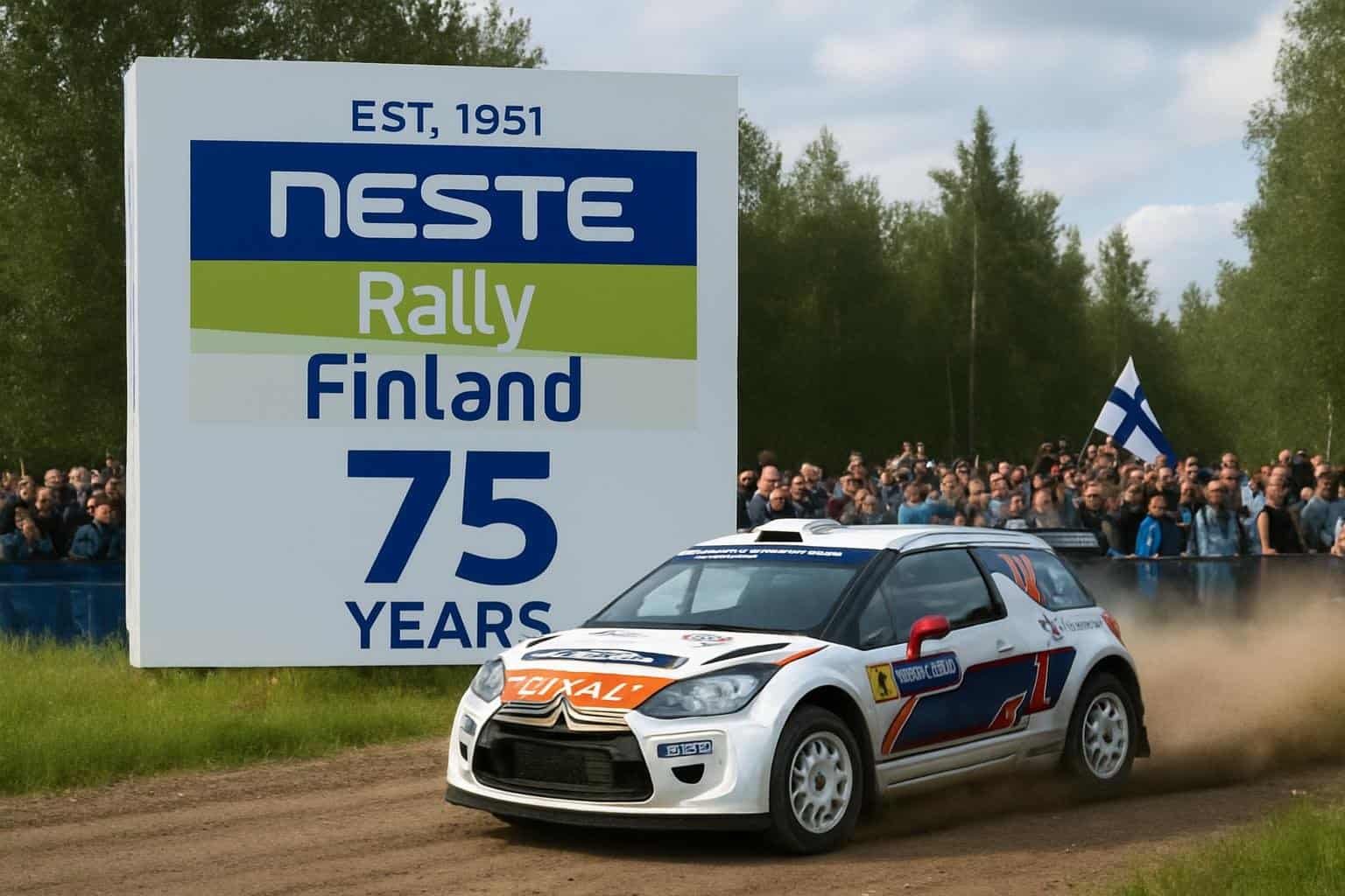 Suomen MM-rallin 75-vuotisjuhlaparaati esittelee WRC-tähdet ja historialliset&hellip;