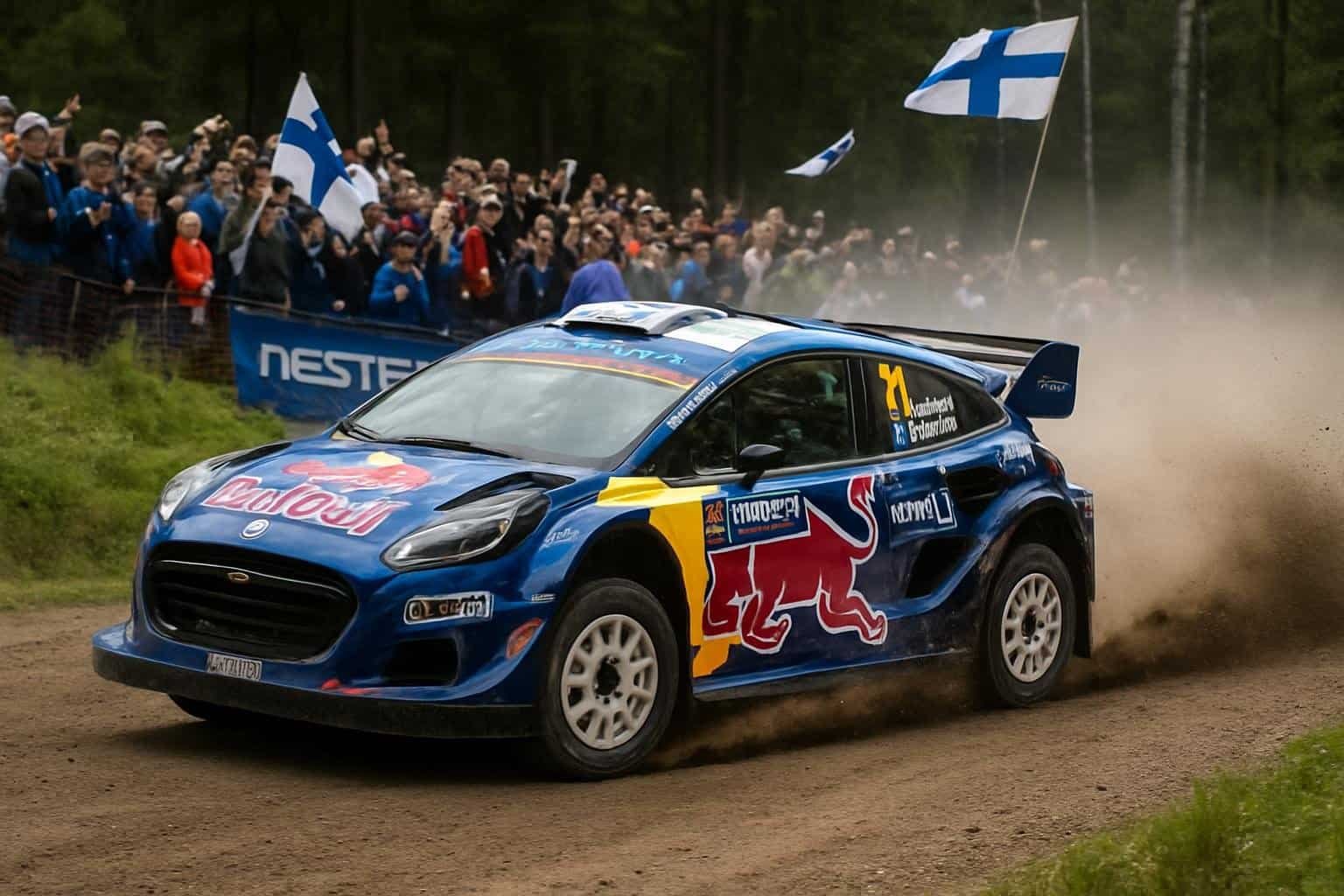 Draamaa Suomen MM-rallissa: Evansin Ulosajo ja Pajarin…