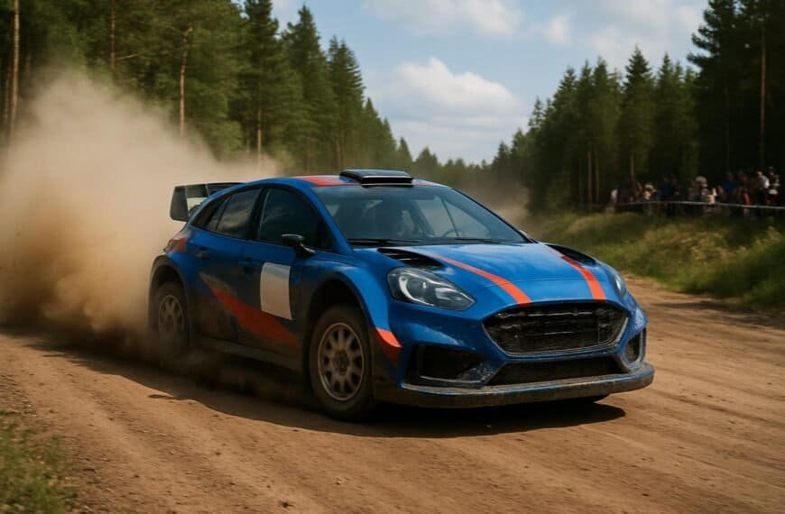 Teemu Suninen ja Janni Hussi kilpailevat yhdessä Sardinian MM-rallissa